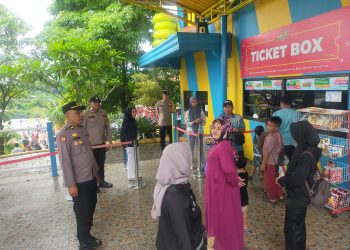 Polsek Pacet Patroli Strong Point Di Obyek Wisata Dalam Rangka Antisipasi Libur Panjang Untuk pengunjung