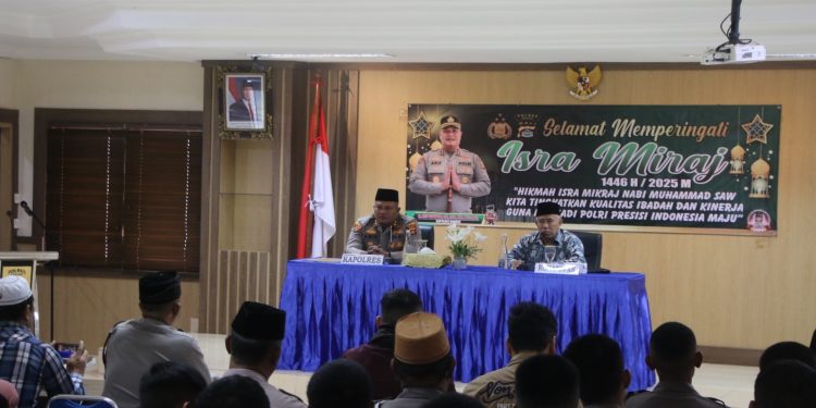 Kapolres Badung AKBP M. Arif Batubara Hadiri Peringatan Isra Mi’raj