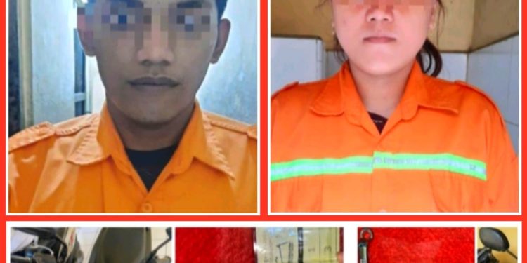 Pasutri Asal Sampang Nyolong Motor Di Sidotopo Surabaya Kini Diamankan Polisi