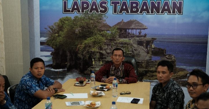 Ikuti Penguatan Secara Virtual, Lapas Tabanan Siap Laksanakan Arahan Dirjenpas