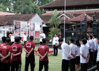 Tumbuhkan Rasa Nasionalisme, Lapas Tabanan Libatkan Warga Binaan Dalam Kegiatan Upacara Bendera
