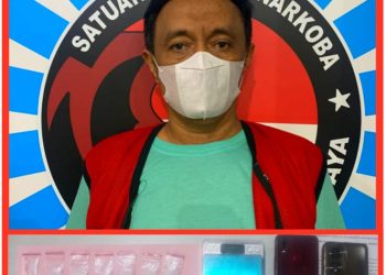 Pengedar Narkoba Asal Sidoarjo Di Ringkus Satreskoba Polrestabes Surabaya