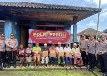 Polri Peduli, Polres Badung Gelar Baksos Santuni Warga