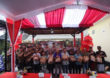 Melalui Jumat Curhat. Kapolres Badung Ajak Masyarakat Jaga Kondusifitas Kamtibmas