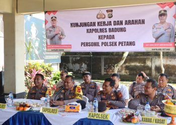 Lakukan kunjungan Kerja Ke Polsek Petang, Ini Arahan Kapolres Badung