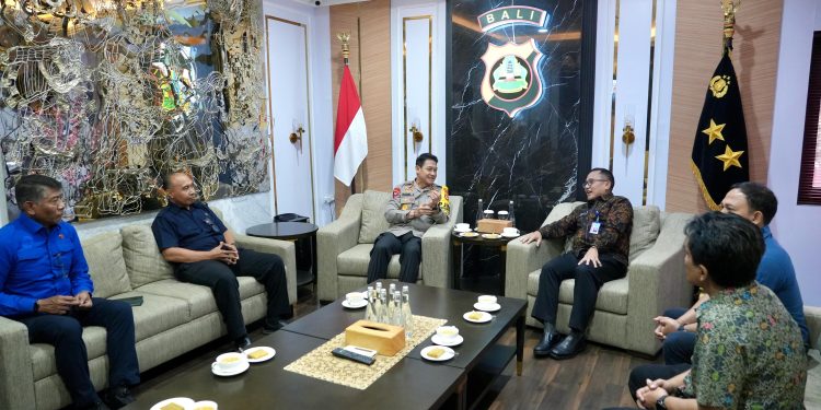 Tingkatkan Kerjasama Pemberantasan Narkoba, Kapolda Terima Kunjungan Kepala BNN Provinsi Bali