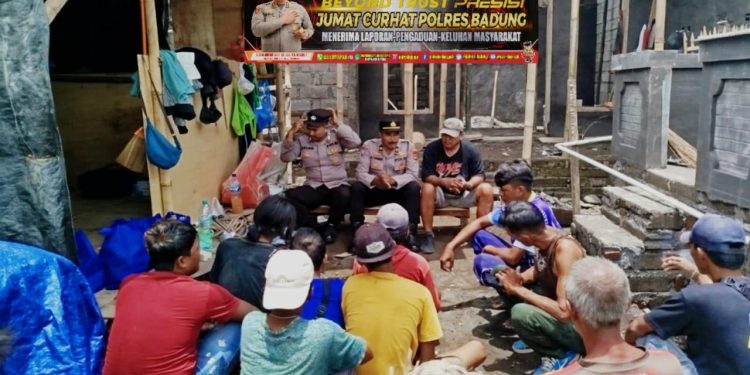 Jumat Curhat, Buruh Proyek Minta Galakkan Patroli Malam Hari