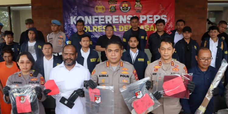 Polisi Amankan Pembunuhan Di Jalan Pura Demak Denpasar, Pelaku Di Bawah Pengaruh Narkoba