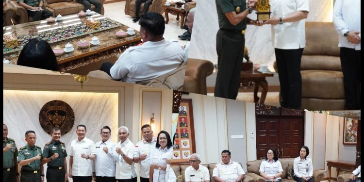 PERKUAT SINERGI KAKANWIL KEMENKUM BALI AUDIENSI DENGAN PANGDAM IX/UDAYANA