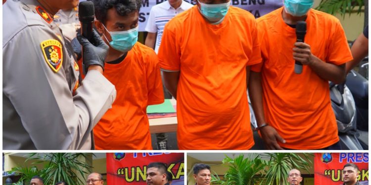 Polisi Bongkar Sindikat Curanmor 20 TKP Di Surabaya, Tiga Pelaku Berhasil Digulung
