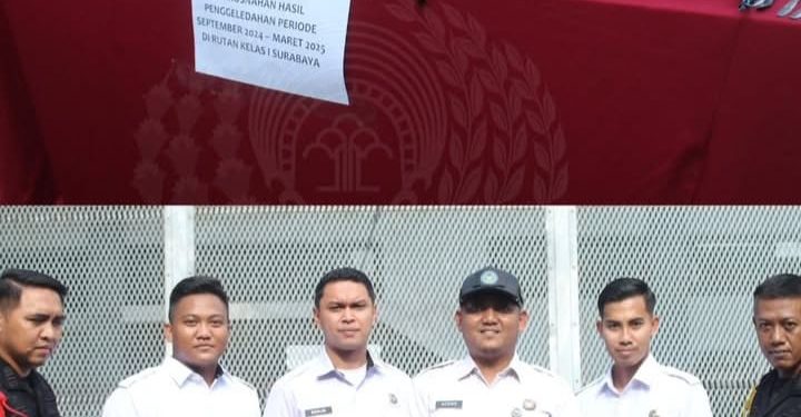 Ciptakan Lingkungan Yang Aman dan Kondusif, Rutan Kelas I Surabaya, Lakukan Razia Rutin Kamar Hunian