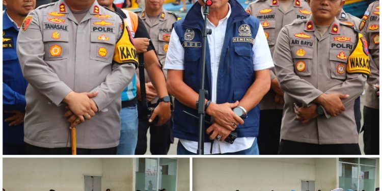 Kapolres Pelabuhan Tanjung Perak Cek Obyek Vital, Pastikan Arus Balik Aman Dan Nyaman