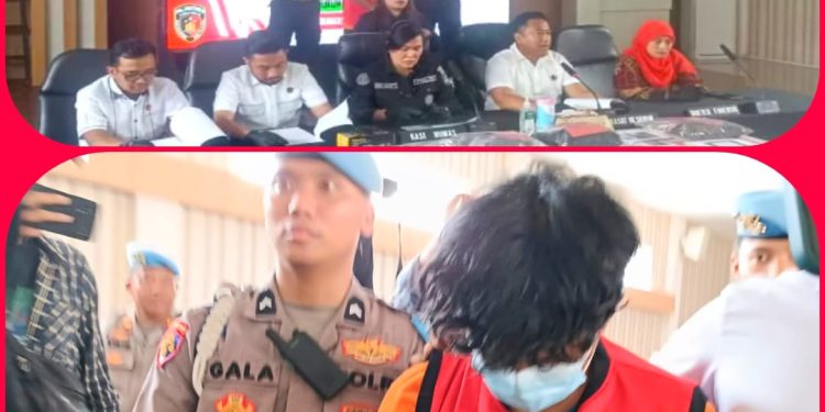 Polrestabes Surabaya Ungkap Kasus Pembunuhan Ayah kandungnya Sendiri: Begini kronologi Nya.!