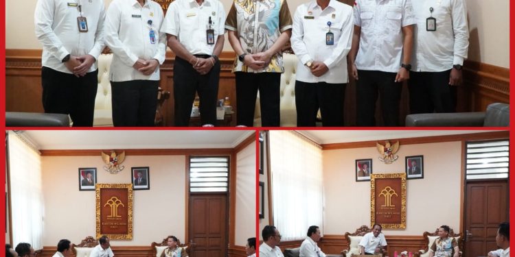 Kakanwil Kemenkum Bali Terima Kunjungan Sekda Jembrana