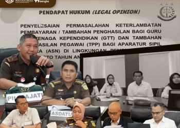 Plt. Kajati Jatim dan Bidang Datun Ekspose Pengajuan LO Di Ajukan Kejari Kota Mojokerto