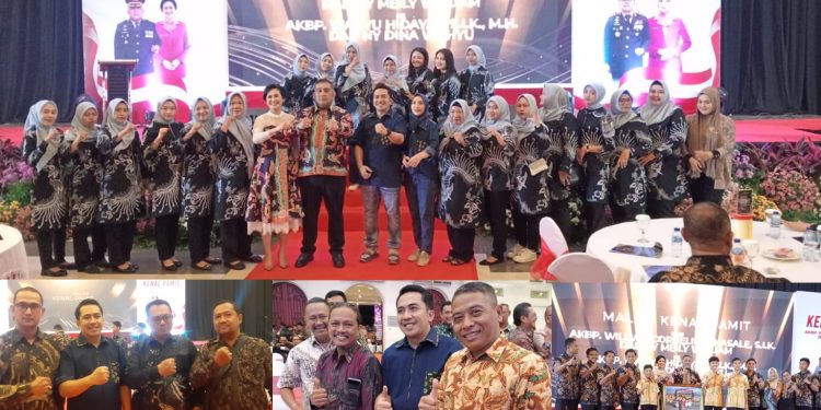 AKBP Wahyu Hidayat Mengantar Perpisahan AKBP William Cornelis Tanasale Diacara Malam Kenal Pamit