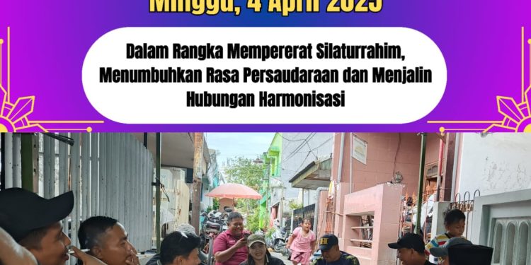 Abdul Halim HMB Adakan Acara Halal Bihalal di Jl. Petemon Kali Surabaya