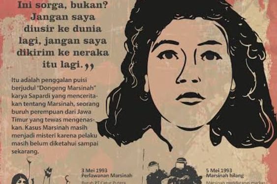MAY DAY 2025 REALISASIKAN SEJUMLAH RUU MENJADI UU DAN SAHKAN MARSINAH MENJADI PAHLAWAN NASIONAL