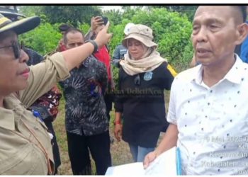 Pengadilan Negeri Kabupaten Lamongan Melakukan Constatering Atau Pencocokan Data Luasan Lahan Yang Dulunya Milik PT LMI