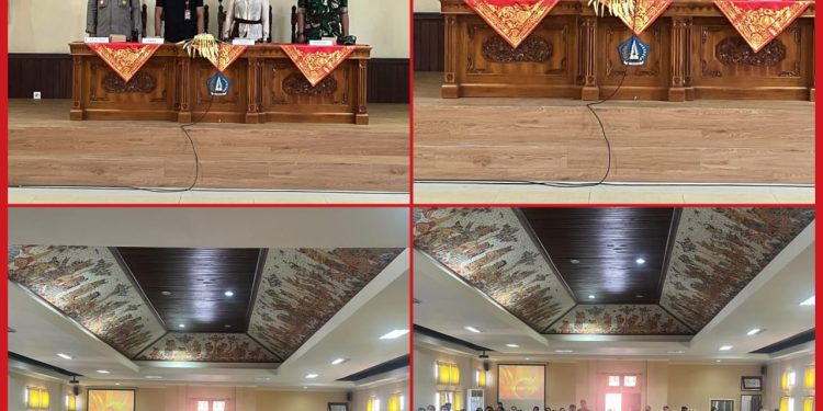 Kapolsek Mengwi Hadiri Lokakarya Mini Lintas Sektoral Triwulan Kedua tahun 2025