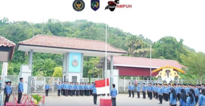 Tegap Berbaris Lapas Karanganyar Hadir Menjadi Bagian dari Perjuangan Menuju Indonesia Kuat Di Hari Kebangkitan Nasional ke-117