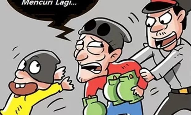 Polsek Mulyorejo Tangkap Dua Pelaku Pencuri Tabung Elpiji Di SPBU Jalan Manyar Surabaya