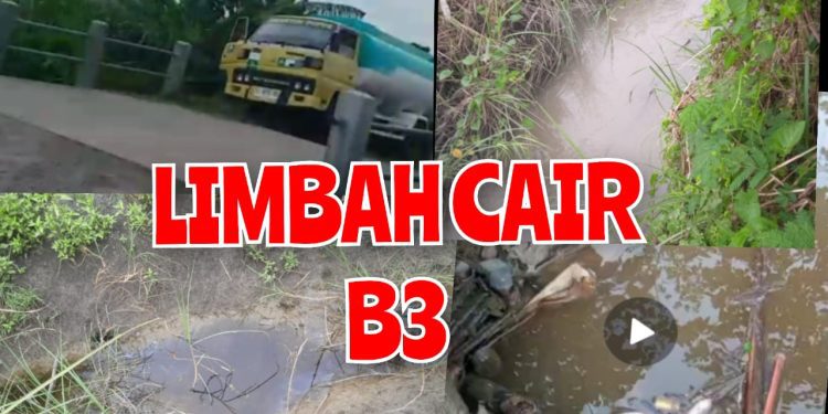 DIDUGA, LIMBAH CAIR “PT. ENERO” DUMPING LIAR DI AREA PERSAWAHAN DAN SUNGAI WILAYAH MOJOKERTO