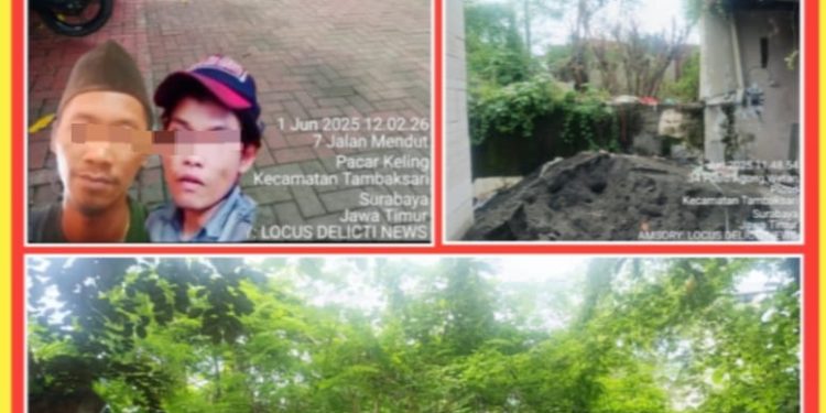 Dua Maling Besi Dijalan Putro Agung Wetan Surabaya di Ringkus Polsek Tambaksari