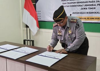 Deklarasi Zero Handphone, Pungli,Dan Narkoba Digelar Di Rutan Bangkalan