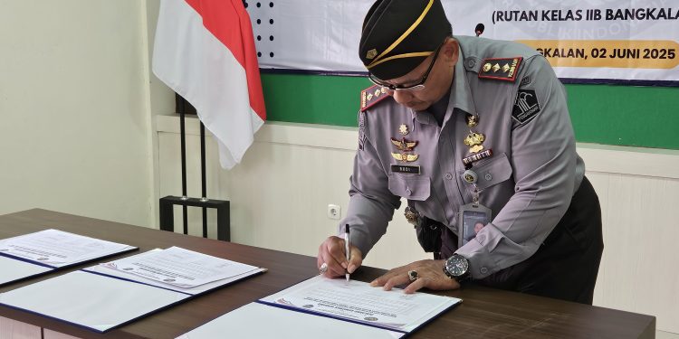 Deklarasi Zero Handphone, Pungli,Dan Narkoba Digelar Di Rutan Bangkalan