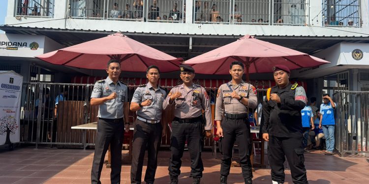 Menindaklanjuti Arahan Dirjenpas, Lapas Mojokerto Terima Bantuan Pengamanan dari Polres Mojokerto Kota dan Denpom V/2