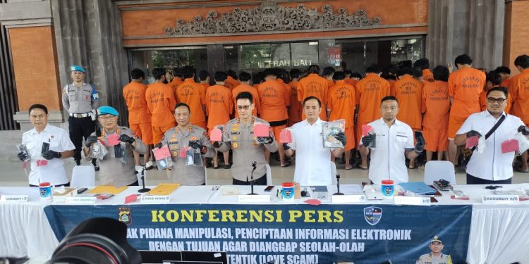 Ungkap Sindikat Penipuan Online Polda Bali Amankan 38 Pelaku