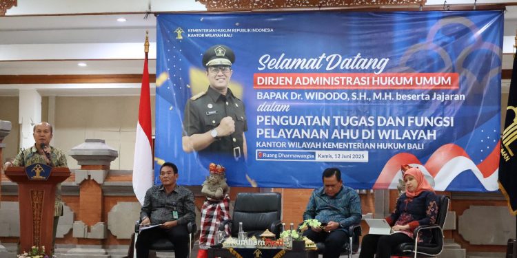 Langkah Strategis Ditjen AHU, Memulai Sinergi Nusantara dari Bali