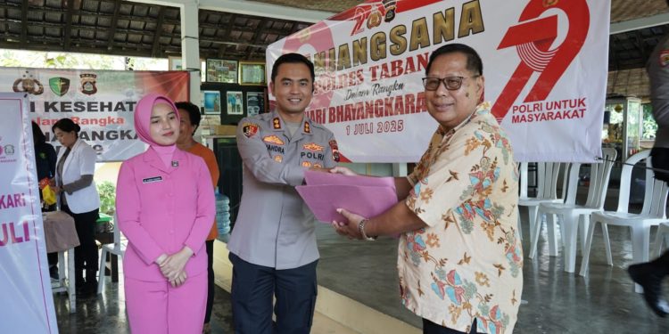 Sambut Hari Bhayangkara ke-79, Kapolres Tabanan Gelar Bakti Sosial Di Panti Asuhan Salam