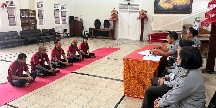 Percepat Program Pembinaan dan Integrasi, Lapas Tabanan Gelar Sidang TPP