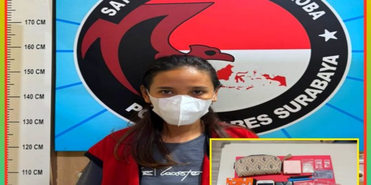 Polrestabes Surabaya Tangkap Perempuan Asal Banyu Urip Surabaya Gara-Gara Nekat Edarkan Sabu