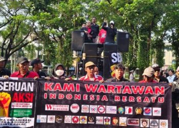 26 Organisasi Pers dan Advokat Demo di Mako Polres Metro Bekasi, Ini 4 Poin Tuntutannya