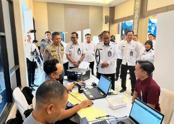 Polda Jatim dan Kanwil Ditjen Imigrasi Bersinergi Sambut Hari Bhayangkara ke – 79 Gelar Semarak 1079 Paspor untuk Negeri