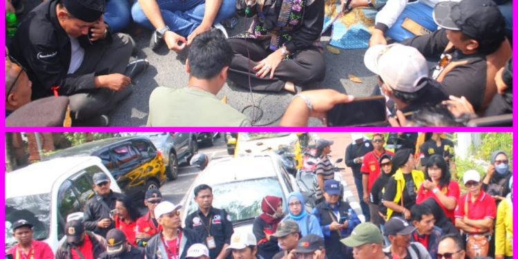 Konflik Wabub Sidoarjo Berlangsung Aman Setelah Masa Dari Ratusan Jurnalis Gelar Aksi Damai