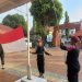 WUJUD CINTA TANAH AIR, PETUGAS WASRIK DAN P2U LAPAS MOJOKERTO KIBARKAN BENDERA MERAH PUTIH