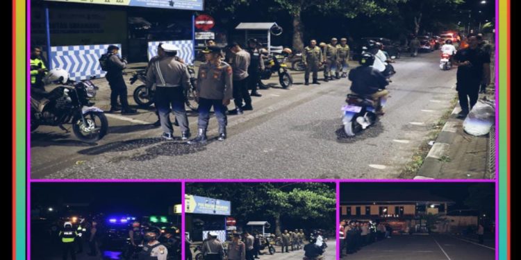 Jaga Surabaya Kondusif, TNI-Polri Gelar Patroli Skala Besar Pasca Pengesahan Warga Silat