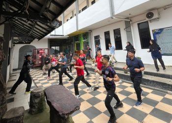 Semangat Jumat Sehat: Rutan Kelas IIB Bangkalan Gelar Senam Pagi Untuk Pegawai Dan WBP