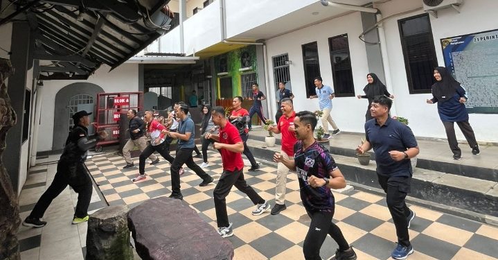 Semangat Jumat Sehat: Rutan Kelas IIB Bangkalan Gelar Senam Pagi Untuk Pegawai Dan WBP