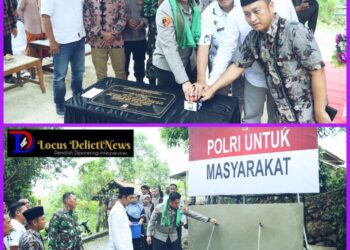 Polri Untuk Masyarakat : Polres Bangkalan Beri Bantuan Sumur Bor Atasi Krisis Air Bersih
