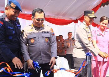 Tingkatkan Kesejahteraan Anggota, Kapolres Kediri Kota Resmikan Perumahan Grand Dharaka