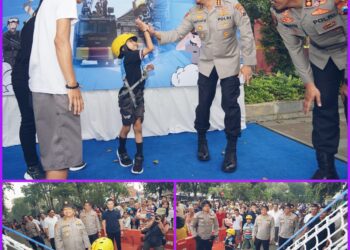 Polisi Hadir untuk Anak Negeri: Outbound Ceria Polrestabes Surabaya Warnai Hari Bhayangkara ke-79.