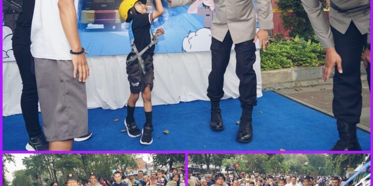 Polisi Hadir untuk Anak Negeri: Outbound Ceria Polrestabes Surabaya Warnai Hari Bhayangkara ke-79.