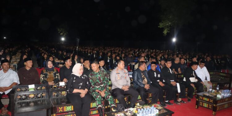 Pengesahan PSHT Berjalan Kondusif, Kapolres Nganjuk Apresiasi Pesilat dan Personel Pengamanan