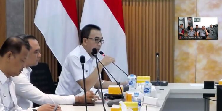 Lapas Mojokerto Ikuti Zoom Arahan Dirjen Pemasyarakatan dan Konsolidasi Teknis