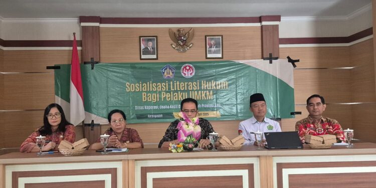 Kemenkum Bali Ajak UMKM Karangasem Lindungi Produk Secara Hukum